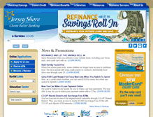 Tablet Screenshot of jerseyshorefcu.org